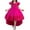 Hot Pink, variant on TAIAOJING Toddler Children Flower Girl Lace Wedding Party Formal Long Gown Dress Trendy 4-5Y