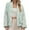 Light Blue, variant on Women's Floral Print Quilted Puffer Jacket Stand Collar Cardigan Coat Casual Long Sleeve Outerwear Trendy, Red