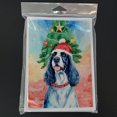 thumbnail image 3 of English Setter Christmas Greeting Cards Pack of 8 7 in x 5 in, 3 of 3