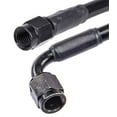 thumbnail image 4 of JEGS Black Coated Brake Hose [-3 AN, Straight Female to 90 degree Female, 36 in. Length], 4 of 4