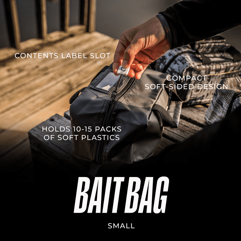 6th Sense Bait Bag Soft Plastic & Tackle Storage Underland - Peppergrass 6th Sense Bait Bag Soft Plastic & Tackle Storage Underland - Peppergrass