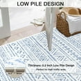 thumbnail image 6 of Artnice 5x7 Area Rugs for Living Room, Boho Washable Rug Non Slip, Modern Geometric Neutral Carpet Soft Rugs for Bedroom, Office, Home Décor, Blue, 6 of 7