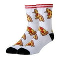 thumbnail image 2 of Men's Novelty Funny Saying Athletic Crew Socks, If You Can Read This, Order Me Some Pizzas" Fun Gripper Socks, 2 of 4
