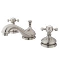 thumbnail image 1 of Kingston Brass KS1168BX Robinet de Toilette avec Poignée Croisée, Nickel Satiné, 1 of 1