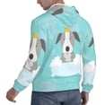 thumbnail image 6 of Lsque Dog In Bathtub Pattern Casual Men's Hoodie,Hooded Sweatshirt with Kangaroo Pocket,Pullover Hoodie-3X-Large, 6 of 7