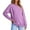 Purple2, variant on GigrtiJin Women's Sweatshirt Casual Long Sleeved V-Neck Pullover Tops Solid Color Sports Fashion Loose Sweatshirts