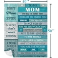 thumbnail image 6 of Gift for Mom from Daughter/Son,Mom Gift Blanket 50"x40",Birthday Gifts for Mom,Best Mom Gifts,Mom Birthday Gifts,Best Mom Ever Gifts,Best/Good/Funny Gifts for Mom, 6 of 6