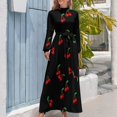 thumbnail image 3 of Cherry Picked Long Dress women's fashion dresses Women's summer dress, 3 of 4