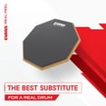 thumbnail image 2 of Drum Practice Pad Evans RealFeel, goma de mascar, soporte de 18 cm, 2 of 6