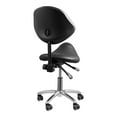 thumbnail image 6 of Ergonomic Adjustable Saddle Stool on Wheels - Ideal for Salon, Spa, Dentist Office, and Home Kitchen Use, 6 of 10