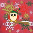 thumbnail image 3 of CafePress - Christmas Owl Men's Deluxe T Shirt - Mens Tri-blend T-Shirt, 3 of 4
