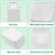 thumbnail image 5 of Nvzi Paquete de 24 macetas de plástico cuadradas para vivero, macetas de plástico de 3 pulgadas, maceta con bandeja y platillo para decoración de interiores, exteriores,color blanco, 5 of 5