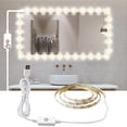 thumbnail image 2 of Bande Lumineuse LED USB 5V pour Miroir de Maquillage et Coiffeuse, Gradation Inductive, Miroirs de Maquillage Éclairés Réglables, Lumières de table pour Coiffeuse Cosmétique, Utilisation Grand, 2 of 7