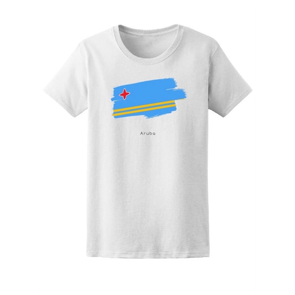 Aruba Flag T-Shirt Men -Image by Shutterstock, Male 4X-Large