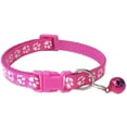 thumbnail image 3 of Lot de 2 Collier pour Chat Empreinte et Réfléchissant avec Clochette Collier de Base pour Chien et Chat Boucle Ajustable Polyester Collier pour Chat Ou Ceintures de Sécurité, 3 of 3