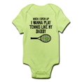 thumbnail image 1 of CafePress - Play Tennis Like My Daddy Body Suit - Baby Light Bodysuit, 1 of 1