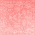thumbnail image 1 of Ahgly Company Machine Washable Indoor Square Oriental Red Traditional Area Rugs, 8' Square, 1 of 4