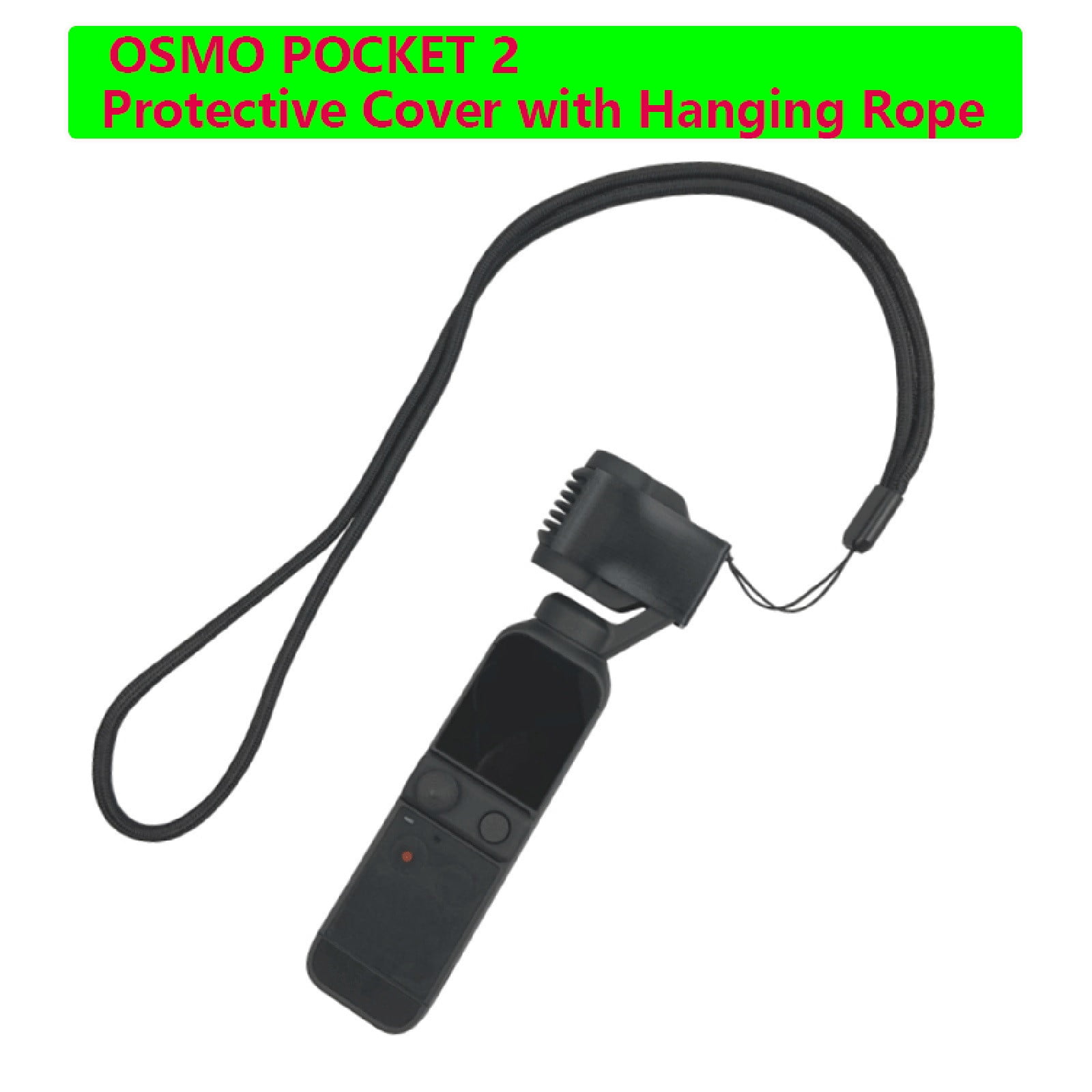 Black Lanyard Neck Strap w/ Storage Bag For DJI OSMO Mobile 2/1 Handheld Gimbal