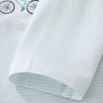 thumbnail image 3 of CUZIBR Little Girls Crewneck Sweatshirt Cartoon Graphic Pullover Long Sleeve Soft Casual Daily Wear,Light Blue,2-3 Years, 3 of 5