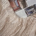 thumbnail image 3 of Boho Windows Sheer Curtains Crochet Lace Curtains with Tassels Window Curtains Panel for Living Room Bedroom, 3 of 6