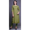thumbnail image 3 of Bimba 3/4 Sleeve Kurta Printed Straight Kurti Summer Clothing For Women, 3 of 6