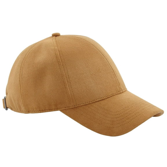 Beechfield Adult Faux Suede 6 Panel Cap
