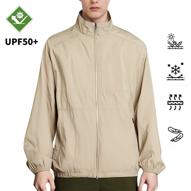 Men's Summer Breathable Sun Protection Fishing Jacket - Lightweight and UV Protective for Outdoor Sports