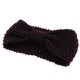 thumbnail image 4 of Diadema de Pelo Tejido de Punto Elástico Banda de Cabello Pre atada Headwrap Cálido de Invierno Herramienta de Peinado para Mujer café Macarena Diadema de turbante de punto, 4 of 8