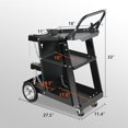 thumbnail image 7 of Welding Cart Heavy Duty Original Design, Welding Carts for MIG/TIG Welder and Plasma Cutter Upgraded, Tilt-Table Large Storage 360° Rolling Welding Trolley, 7 of 7