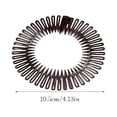 thumbnail image 3 of Clip para peine de peluca Soidarity U-Part Accesorios de salón Cuidado del cabello Negro, 3 of 6