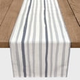 thumbnail image 2 of Creative Products Vertical Strokes Blue 5 16 x 90 Poly Twill Table Runner, 2 of 3
