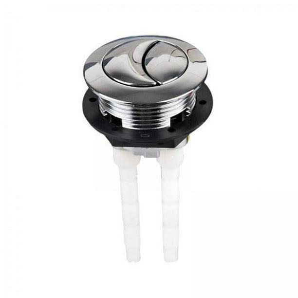 6x Botón de Tanque de Inodoro Piezas de Repuesto de Botón de Inodoro de Doble Presión para Inodoro, Accesorios de Reparación Del Hogar, Ahorro de Agua 6 piezas