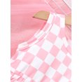 thumbnail image 5 of Infant Girls Dress 6 Months Girls Summer Dress 9 Months Girls Sleeveless Sundress Plaid Dress Pink, 5 of 6