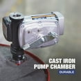 thumbnail image 6 of Roughneck Heavy-Duty Fuel Transfer Pump, 15 GPM, 12 Volt DC, Manual Nozzle, Gasoline Compatible, 6 of 9