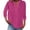 Pink, variant on yunLCZ Womens Long Sleeve Shirts Cotton Linen Shirts For Women Summer Button Down Tops 3/4 Length Sleeve Casual Blouses Oversized Tshirts 2025 Spring Summer Outfits 3761
