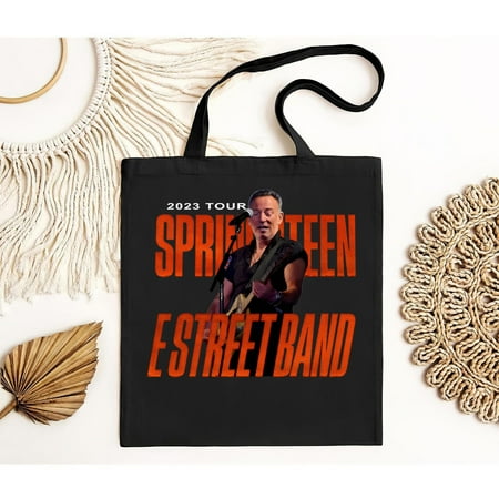 vintage Bruce Springsn The E Street Band Tour Dates Bag  Bruce Springsn Music Tour 2023 Tote Bag  2Sidez-Clownz  2 Sided   Two Sided.-TH5449