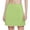 Green, variant on QTBIUQ Girls Athletic Skort Fake Two Piece Skirt High Waist A-Line Solid Color Skirt for Running Tennis Casual Play Outfit