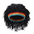 thumbnail image 1 of A Peluca Gorros para Hombre Gorra de Hip Hop Ganchillo Hecho una Mano Gorro Cálido de Invierno Gorro Halloween Navidad Regalos de Cumpleaños Peluca Divertida para Fiesta, 1 of 5