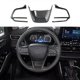 thumbnail image 2 of 3Pcs Carbon Fiber Color Steering Wheel Cover Trim Fit for 2020 2021 2022 Sienna 2021-2022, 2 of 5