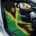 thumbnail image 3 of XYZCANDO Jamaican Flag Pattern Car Seat Protector, Comfortable Car Cushion Seat Covers Durable Non-Slip for Cars Trucks Vans, 3 of 11
