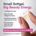 thumbnail image 6 of Biotin Hair Revitalizer 10000mcg | 300 Softgels | for Women and Men | Hair, Skin, and Nails Supplement | by NeoCell, 6 of 9