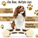 thumbnail image 2 of Juguete indestructible para perros, con sabor a carne, para entrenamiento y limpieza dental, 7-15 kg, para perros moderadamente agresivos (M: 14 x 4,7 cm), 1 unidad, 2 of 5