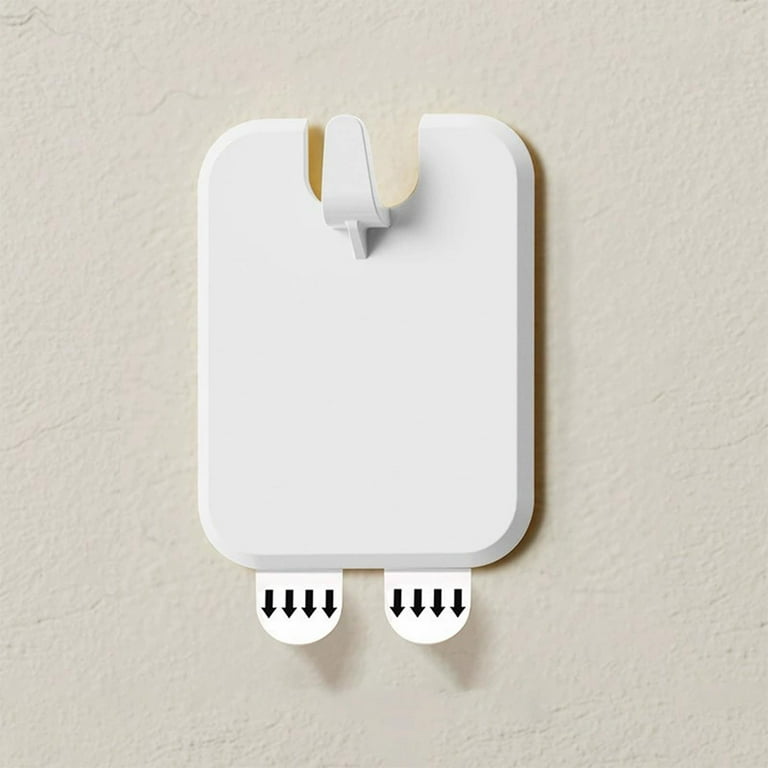 Traceless Wall Hanging Hook - No Drill Photo Frame Hanger for Paint Walls - Strong Adhesive Nail for Wedding Photos Mirrors Decorations - Invisible Design Easy Install 1 Pack