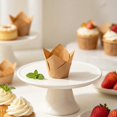 thumbnail image 4 of 200 Pack Tulip Liners for Baking Large Size Greaseproof Cupcake Wrappers, Food Grade Parchment Paper Baking Cups for Weddings Birthday Christmas Anniversaries Party Supplies 2x3.2 Inch, 4 of 7