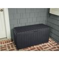 thumbnail image 5 of 71 Gallon Resin Deck Box for Outdoor Storage, Dark Grey,  & Lockable, 5 of 11