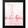 thumbnail image 2 of OnRei 15x18 Black Modern Framed Museum Art Print Titled - Blush Rain, 2 of 5