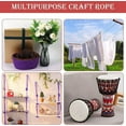 thumbnail image 3 of Soft Cotton Rope for Fun Games with Couple Cotton Rope Binding 10 Meters / 33 feet 8MM Cotton Rope Multi-Purpose Durable Long Rope-Purple 2pc by Torubia, 3 of 6