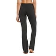 thumbnail image 2 of Fishers Finery Women's Ecofabric Classic Bootleg Yoga Athletic Pant - New Fabric (Black, M), 2 of 6