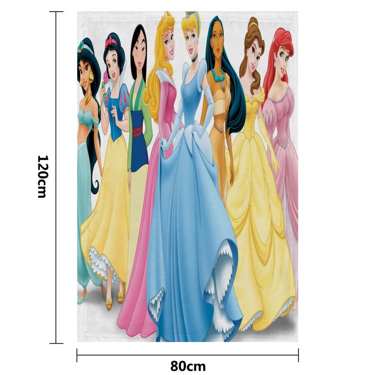 Polar Plaid Disney Princesses 140x100cm - Cover