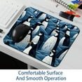 thumbnail image 6 of Penguin Square Desk Mat Gaming Mouse Pad, 8.3x9.8 Inch Non-Slip Rubber Bottom Printed Design - Suitable for Office and Gaming, 6 of 6